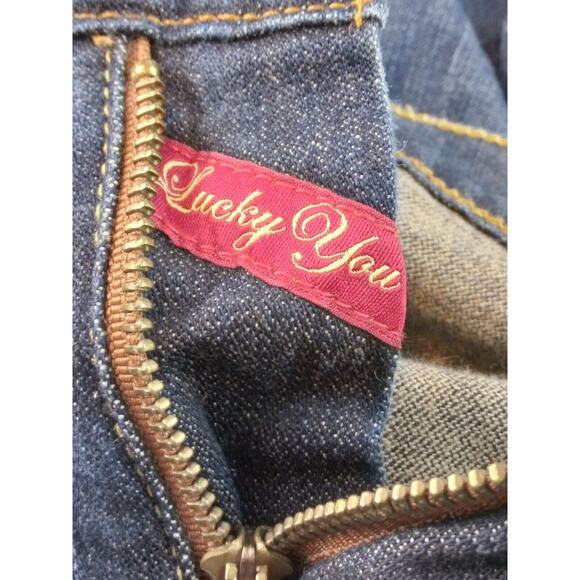 Lucky Brand by Gene Montesano Women Jeans 8/29 Bootcut Embroidered Rear Pockets - Picture 6 of 12